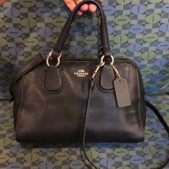 Black Coach Purse - Picture 1 of 6